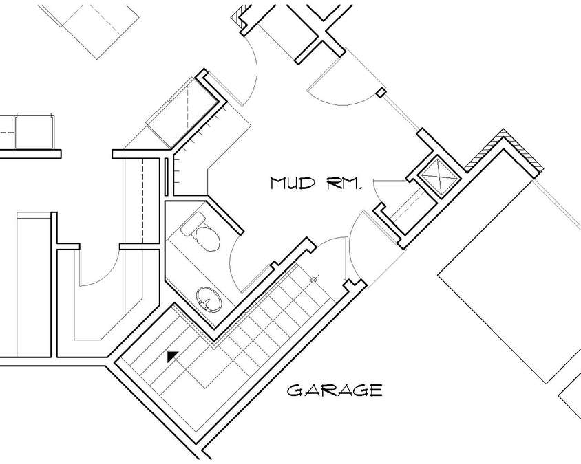 Basement Stair Location image for Mascord Harrisburg--Basement Stair Location