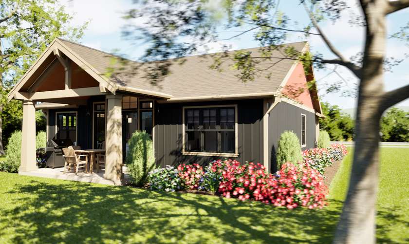 Mascord House Plan 1186D: The Fairfax