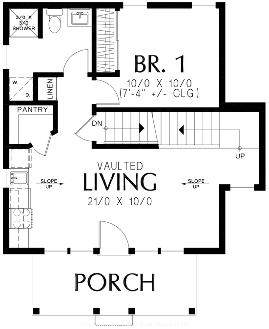 Main Floor Plan image for Mascord --Main Floor Plan