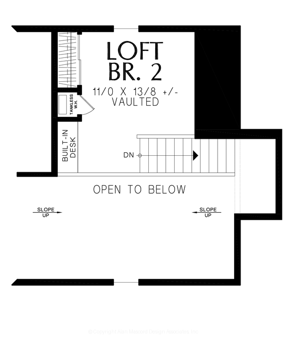 Upper Floor Plan image for Mascord --Upper Floor Plan