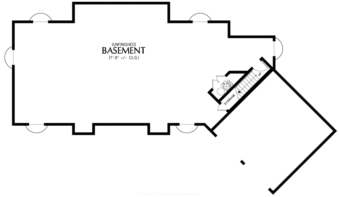 Lower Floor Plan image for Mascord --Lower Floor Plan