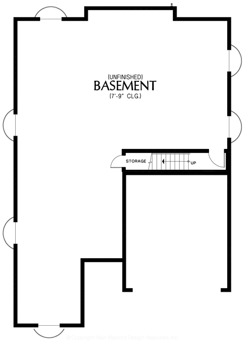 Lower Floor Plan image for Mascord --Lower Floor Plan