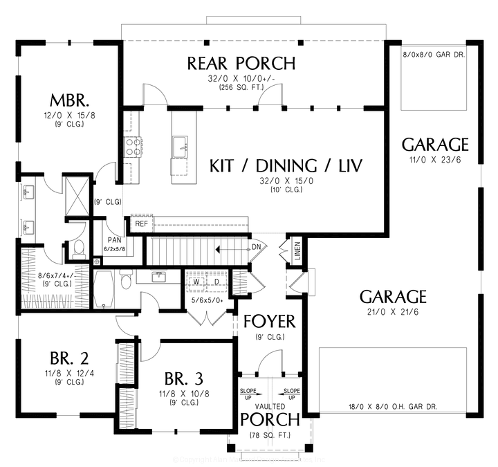 Main Floor Plan image for Mascord --Main Floor Plan