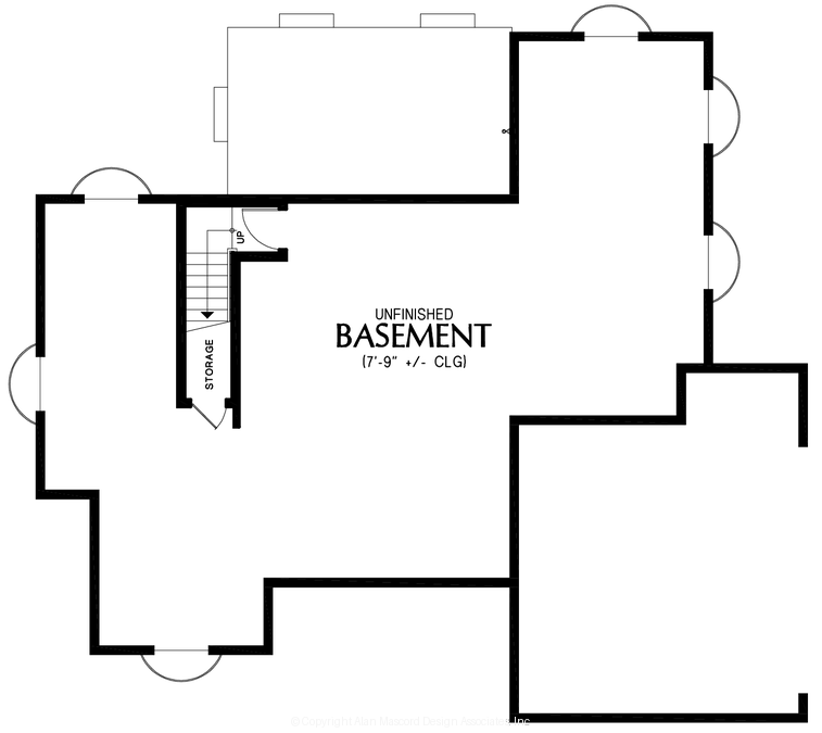 Lower Floor Plan image for Mascord --Lower Floor Plan