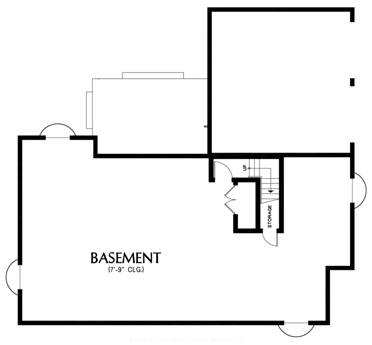 Lower Floor Plan image for Mascord --Lower Floor Plan