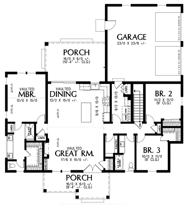 Main Floor Plan image for Mascord --Main Floor Plan