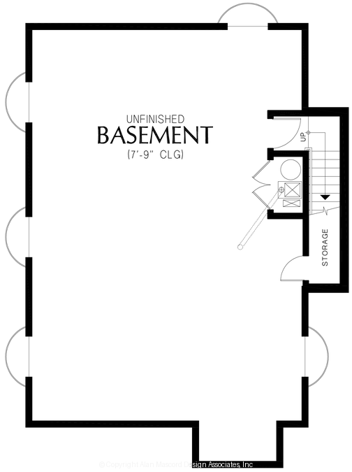 Lower Floor Plan image for Mascord --Lower Floor Plan
