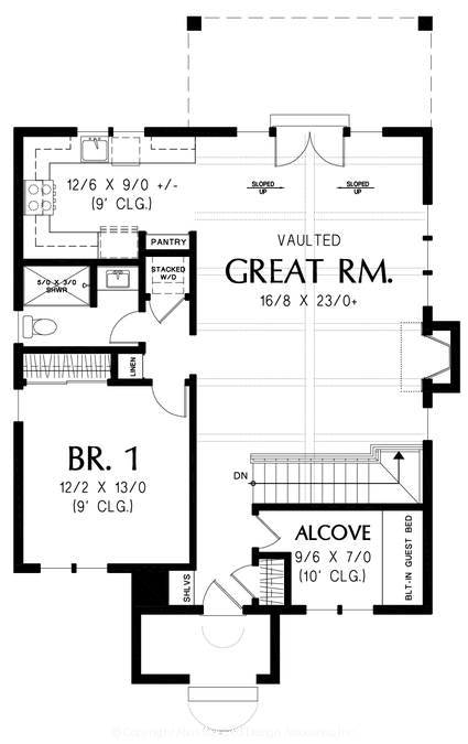Main Floor Plan image for Mascord --Main Floor Plan