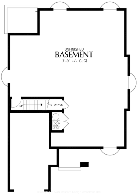 Lower Floor Plan image for Mascord --Lower Floor Plan
