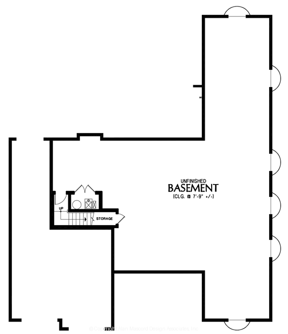 Lower Floor Plan image for Mascord --Lower Floor Plan