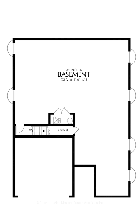 Lower Floor Plan image for Mascord --Lower Floor Plan