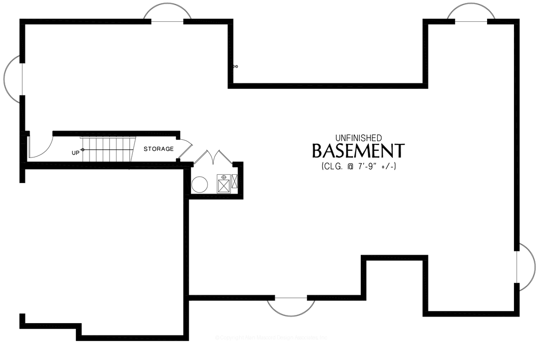 Lower Floor Plan image for Mascord --Lower Floor Plan