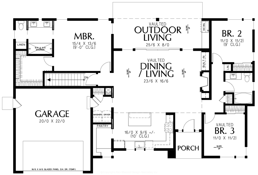Main Floor Plan image for Mascord --Main Floor Plan