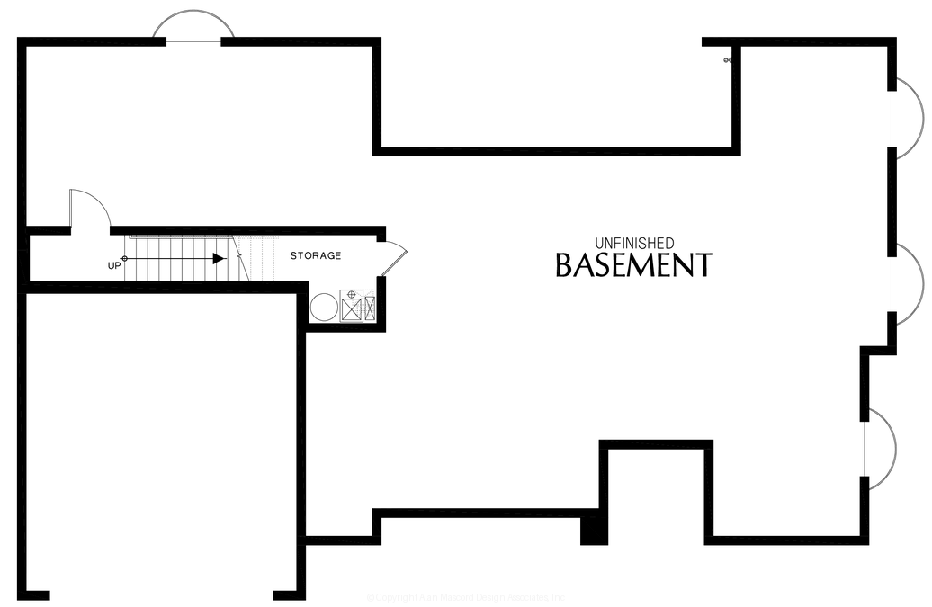 Lower Floor Plan image for Mascord --Lower Floor Plan