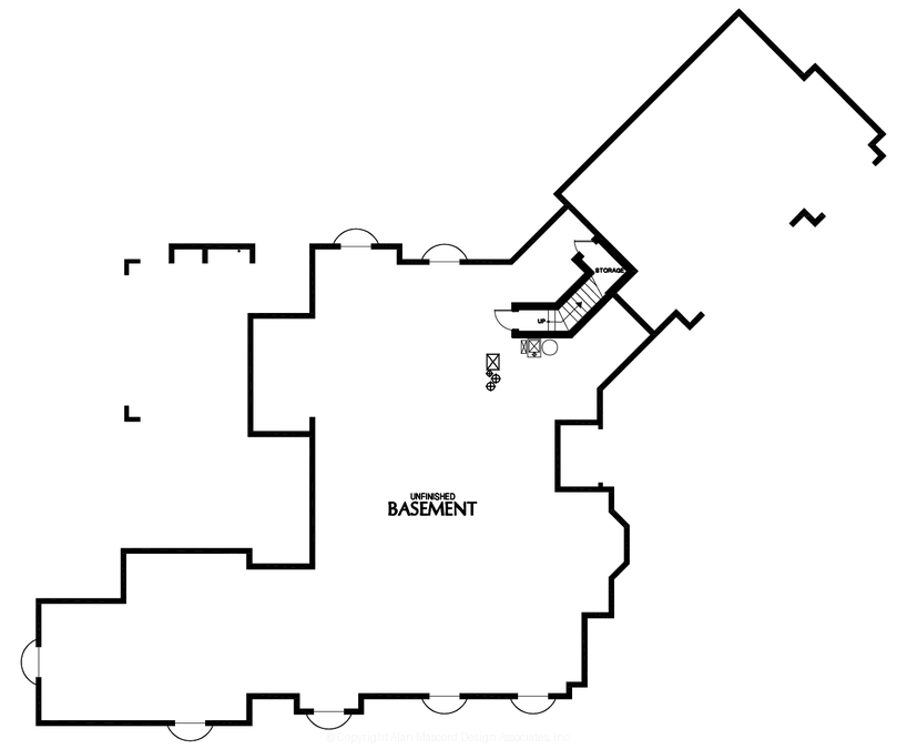 Lower Floor Plan image for Mascord --Lower Floor Plan