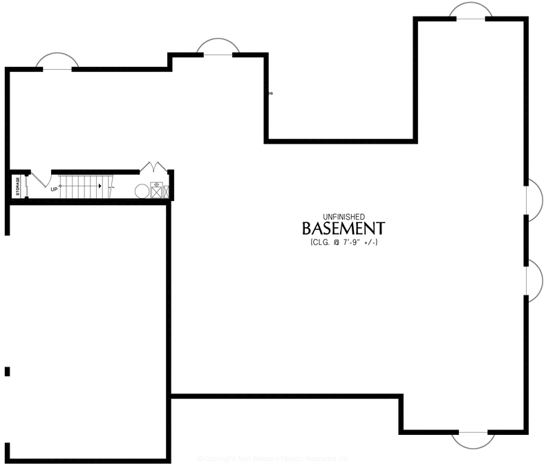 Lower Floor Plan image for Mascord --Lower Floor Plan