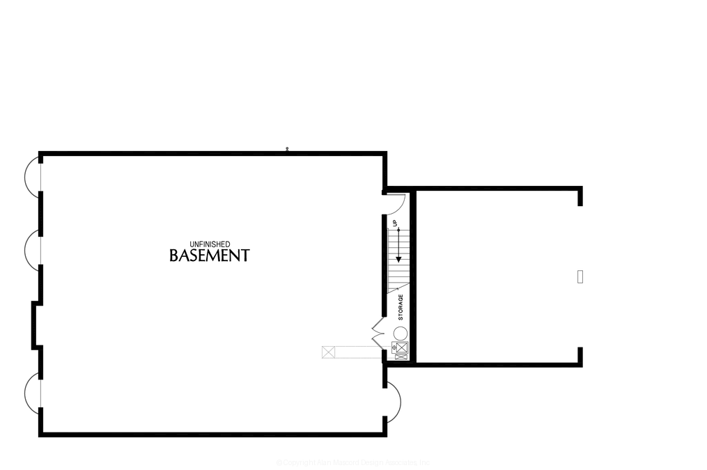 Lower Floor Plan image for Mascord --Lower Floor Plan