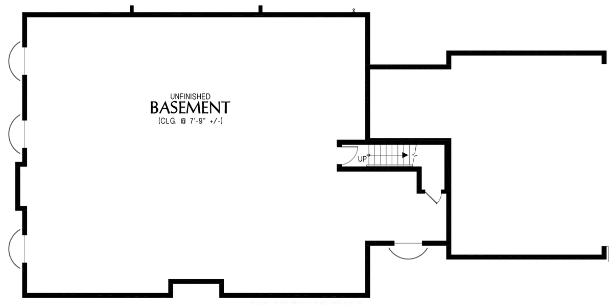 Lower Floor Plan image for Mascord --Lower Floor Plan