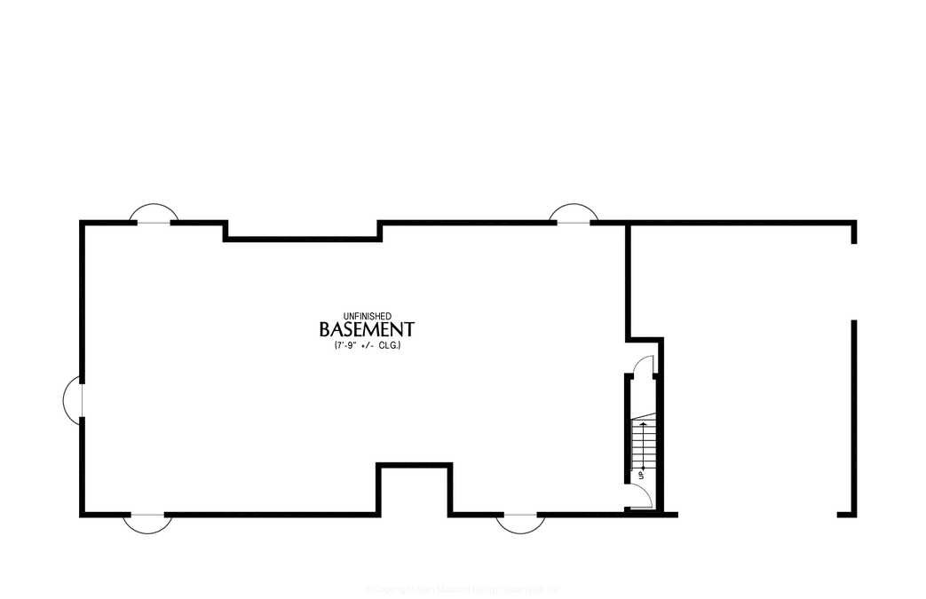 Lower Floor Plan image for Mascord --Lower Floor Plan