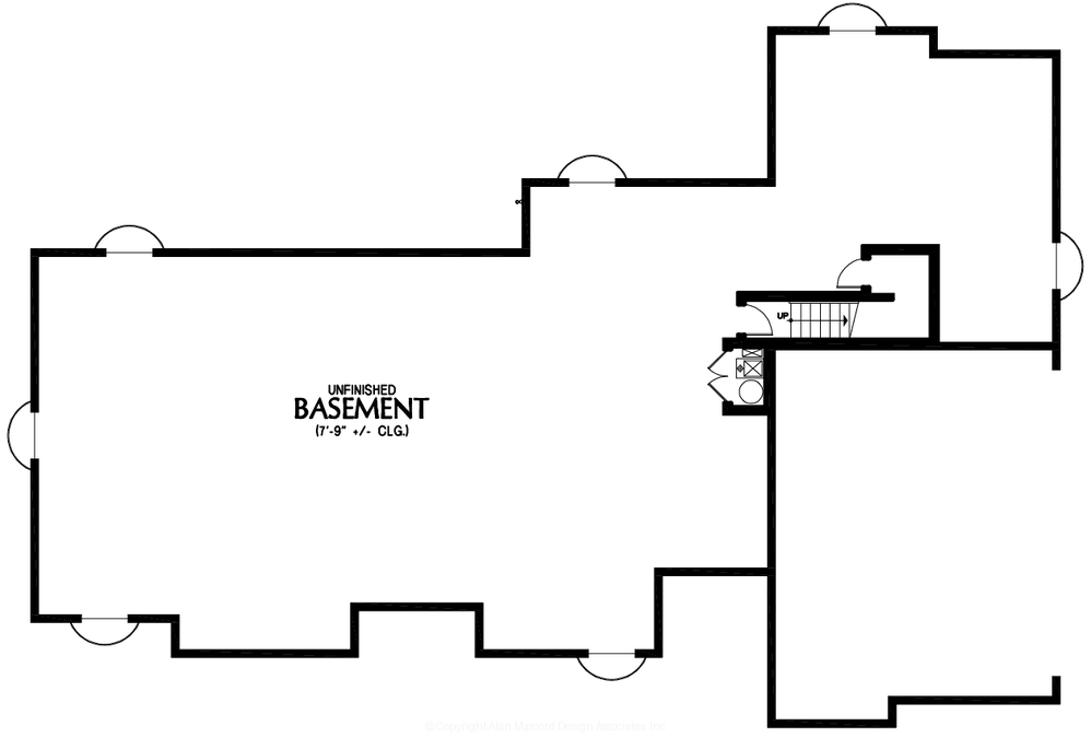 Lower Floor Plan image for Mascord --Lower Floor Plan
