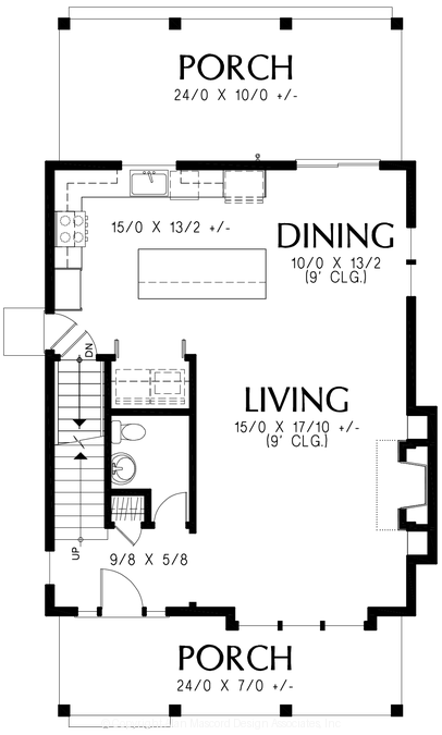 Main Floor Plan image for Mascord --Main Floor Plan