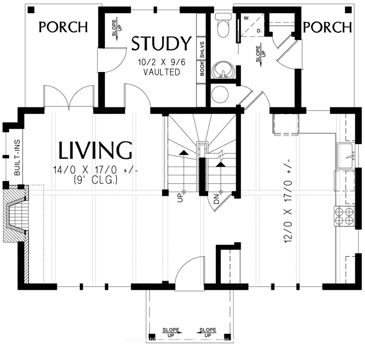 Main Floor Plan image for Mascord --Main Floor Plan