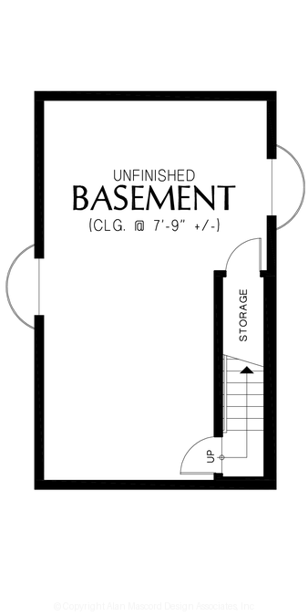 Lower Floor Plan image for Mascord --Lower Floor Plan