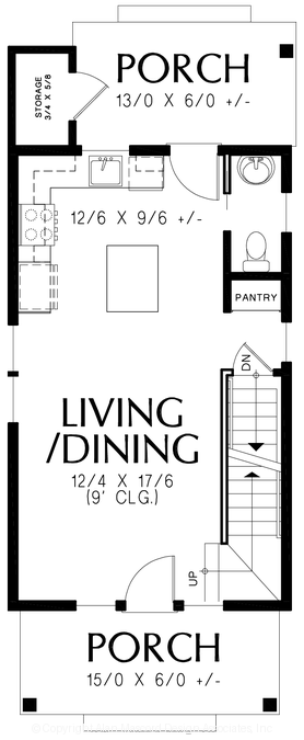 Main Floor Plan image for Mascord --Main Floor Plan