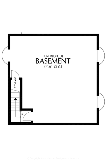 Lower Floor Plan image for Mascord --Lower Floor Plan