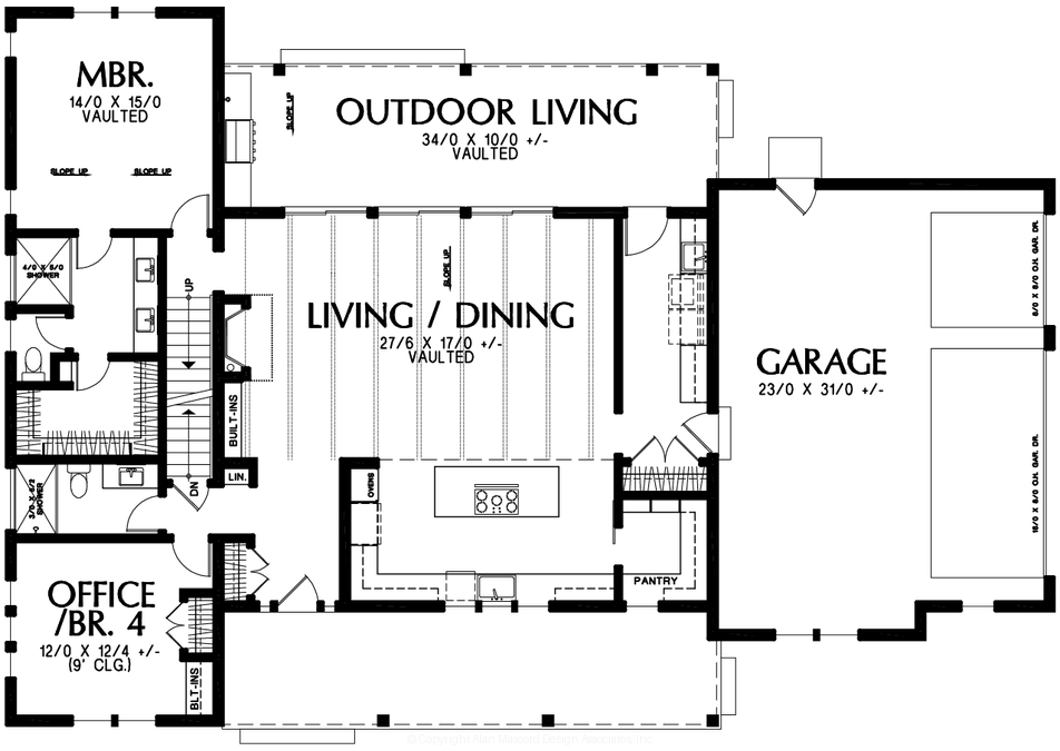 Main Floor Plan image for Mascord --Main Floor Plan