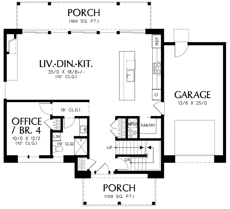 Main Floor Plan image for Mascord --Main Floor Plan