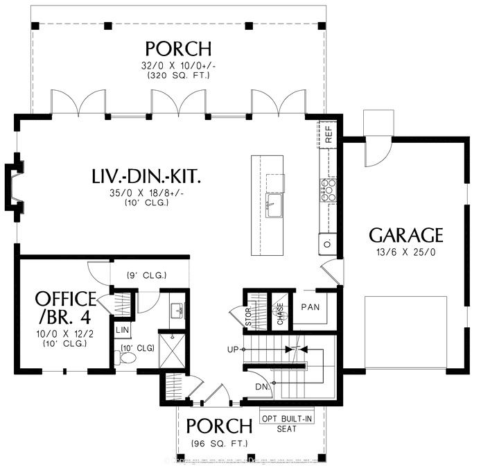 Main Floor Plan image for Mascord --Main Floor Plan