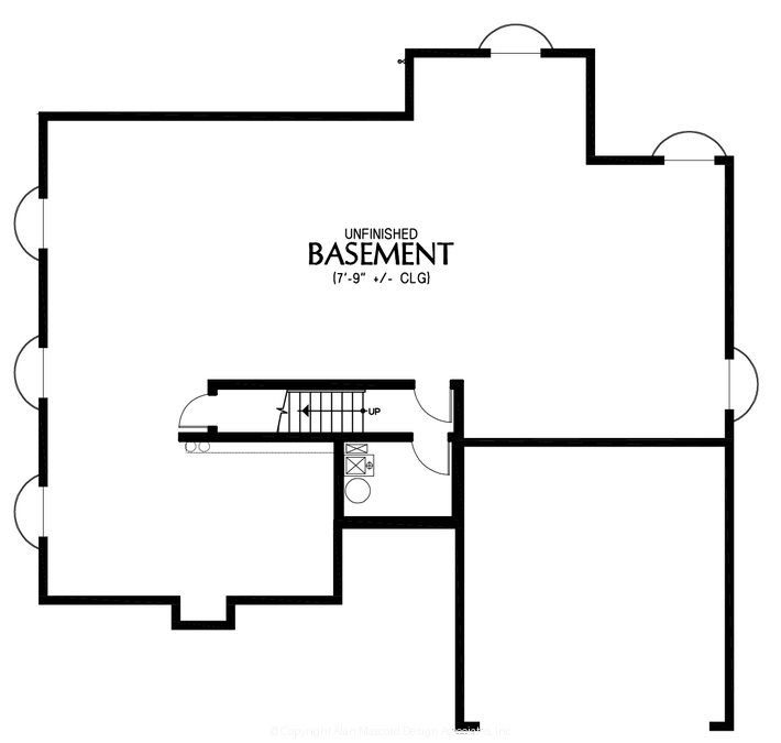 Lower Floor Plan image for Mascord --Lower Floor Plan