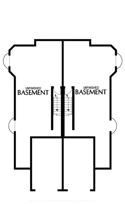 Lower Floor Plan image for Mascord --Lower Floor Plan