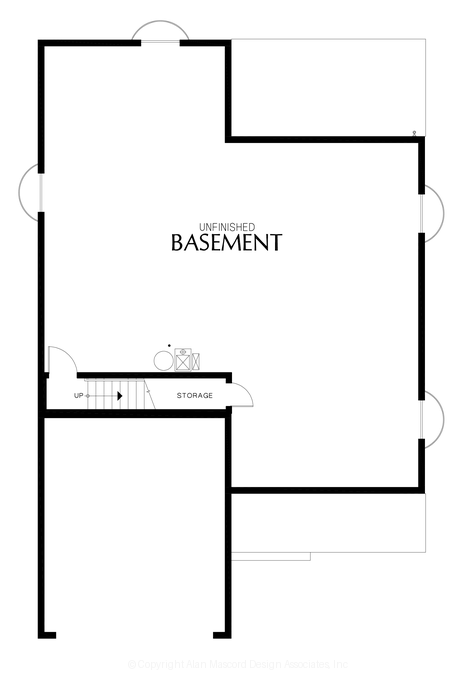 Lower Floor Plan image for Mascord --Lower Floor Plan