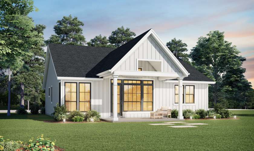 Mascord House Plan 1186: The Heathcliff
