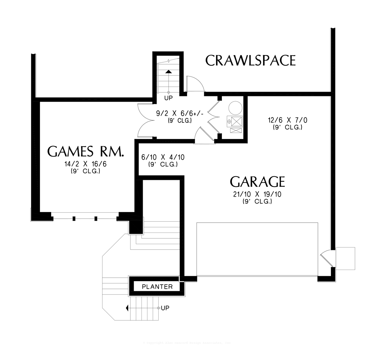Games Room to Mascord Marylebone-Upslope Plan with Option for Third Car-Games Room