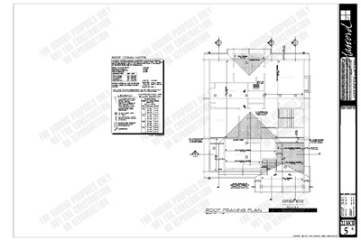 Roof Plan Page Example